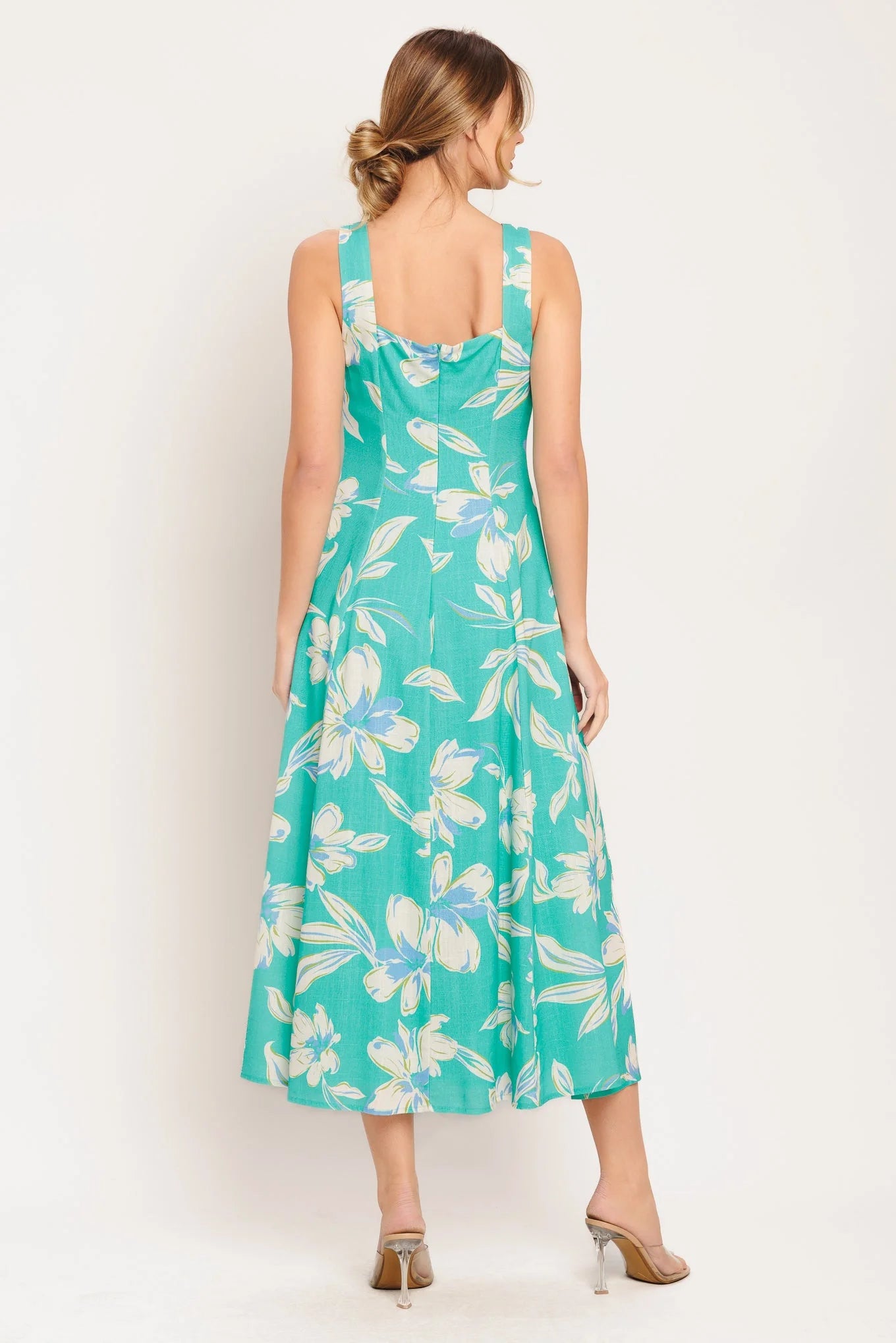 AQUA DAYDREAMS MIDI DRESS